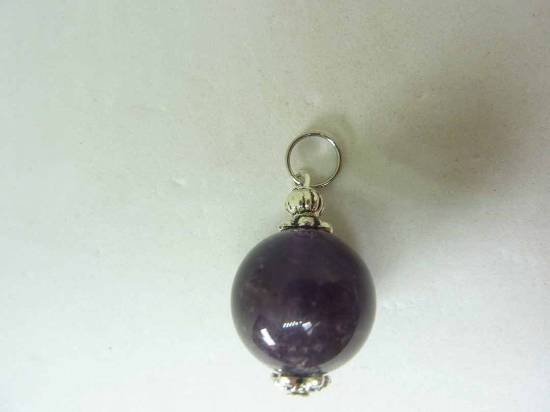 PENDENTIF SPHERE AMETHYSTE