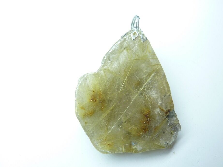 PENDENTIF QUARTZ RUTILE JOIE ET PROTECTION RARE ref 8661