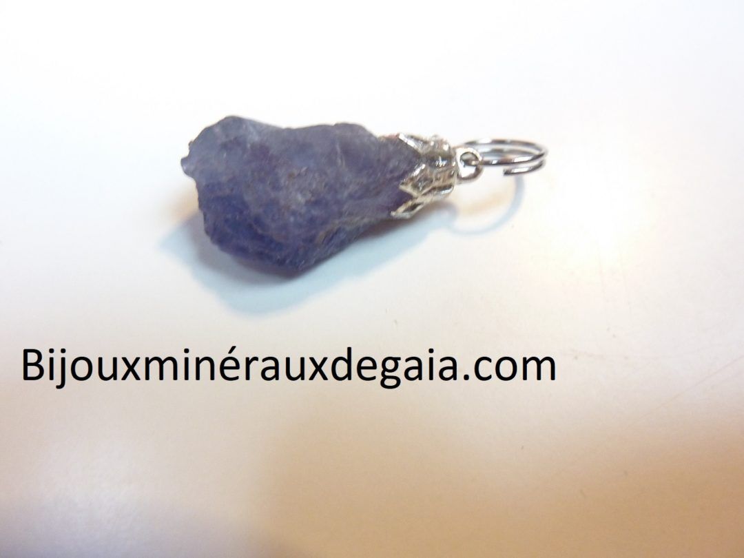 Pendentif Tanzanite brut 3 gr très rare ref 1259