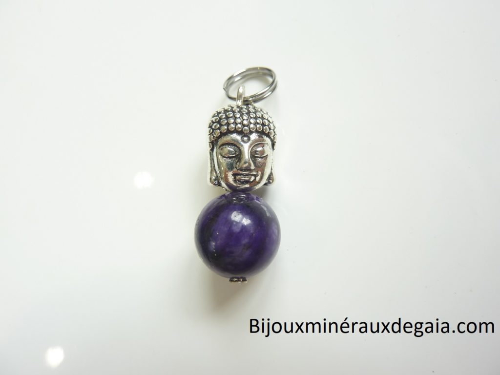 Pendentif Charoite Bouddha
