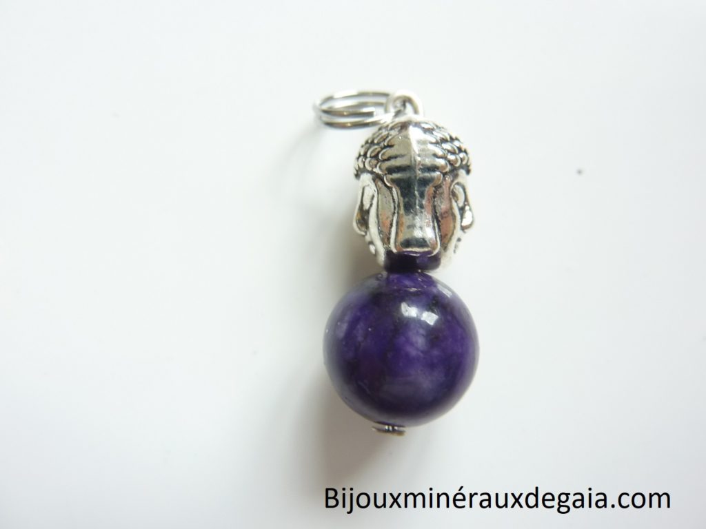 Pendentif Charoite Bouddha