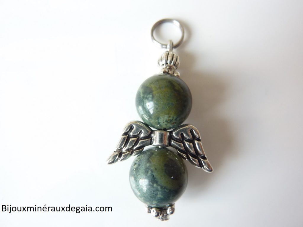 PENDENTIF JASPE KAMBAMBA ANGE
