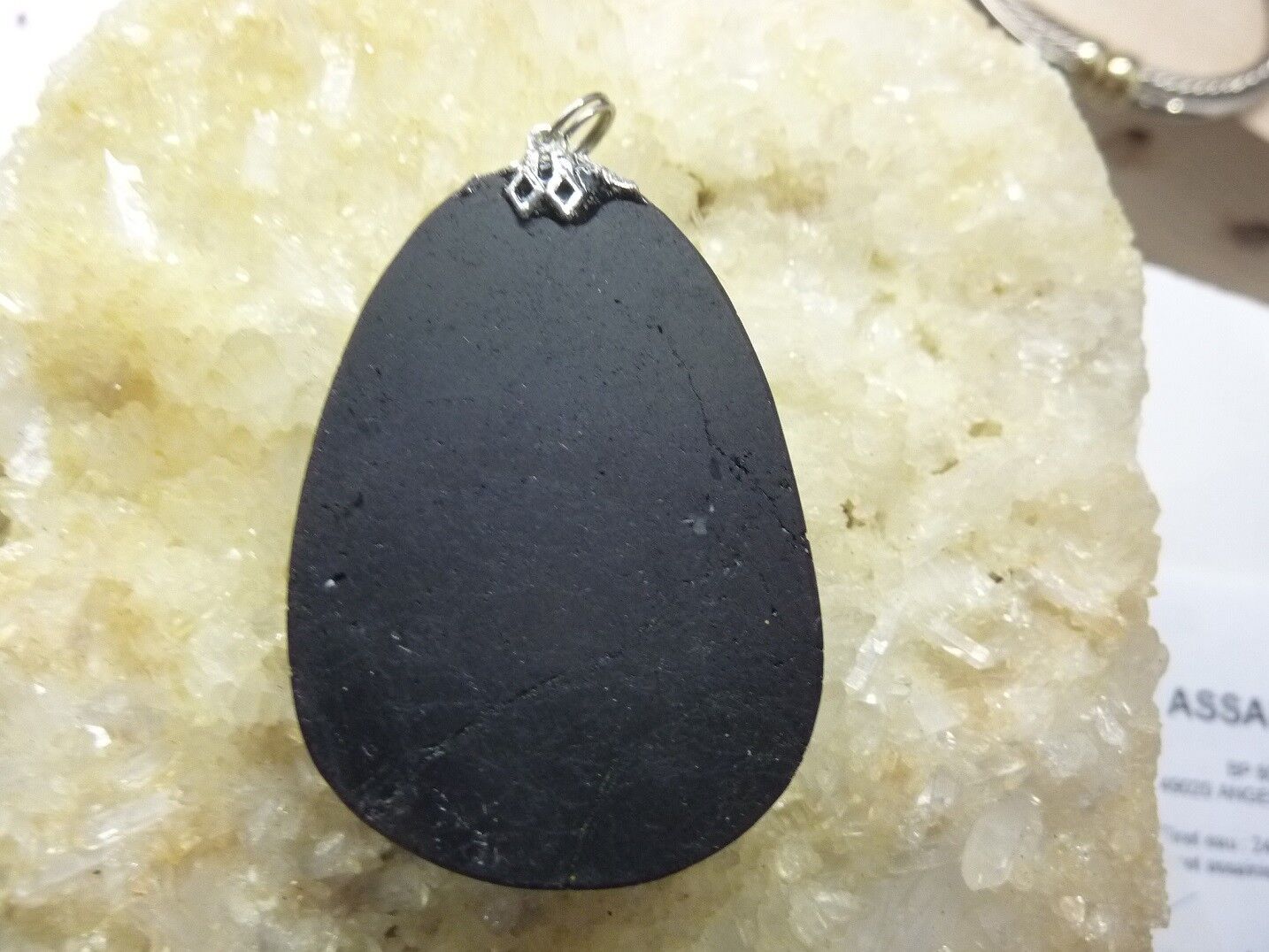 Pendentif nacre abalone ref 4431