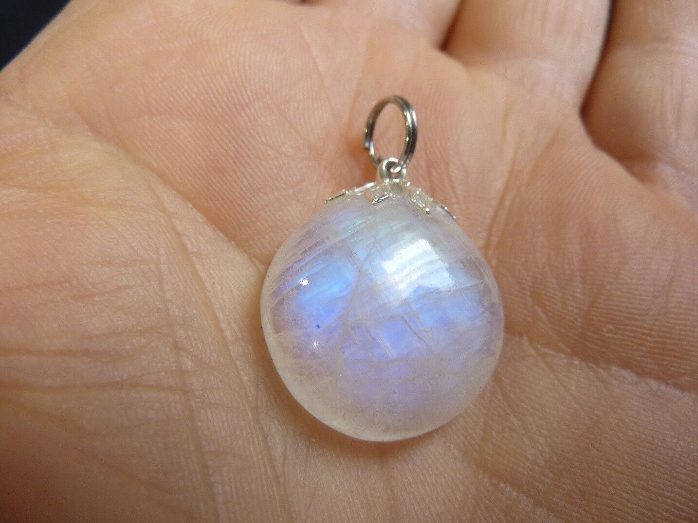 Pendentif pierre de lune gemme ref 3032