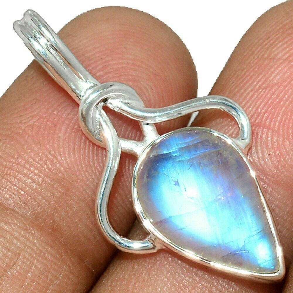 Pendentif Pierre de lune Monture argent 925 Ref 8244