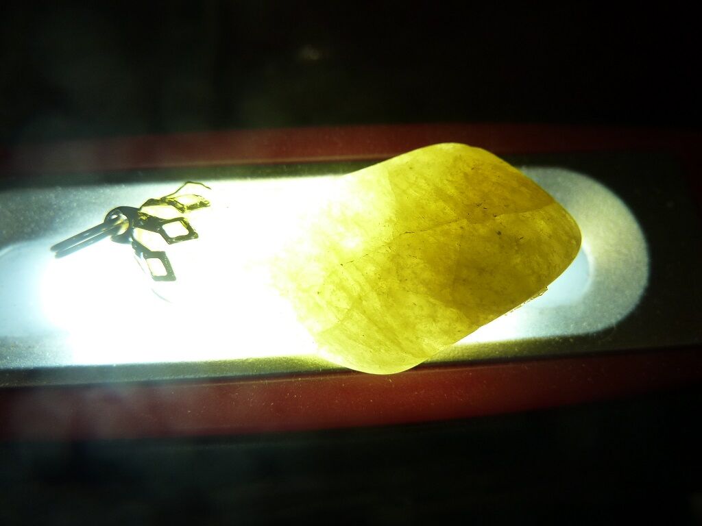 Pendentif Héliodore 10 Fois + plus puissant que la citrine ref 0436