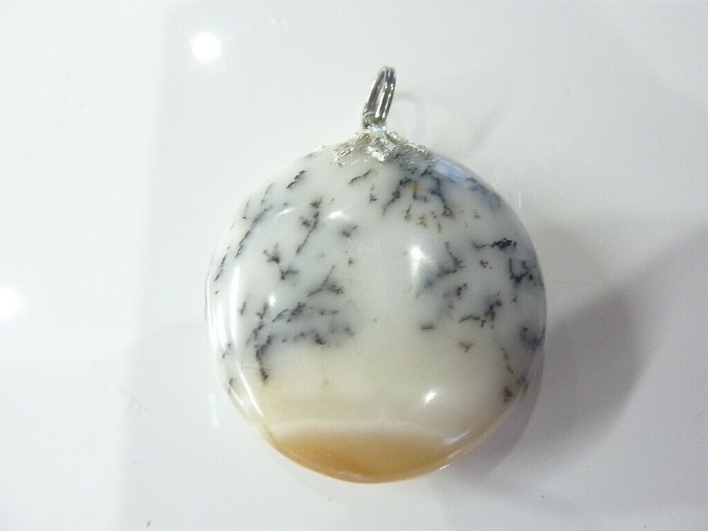 Pendentif Merlinite opale dentritique REF 0827