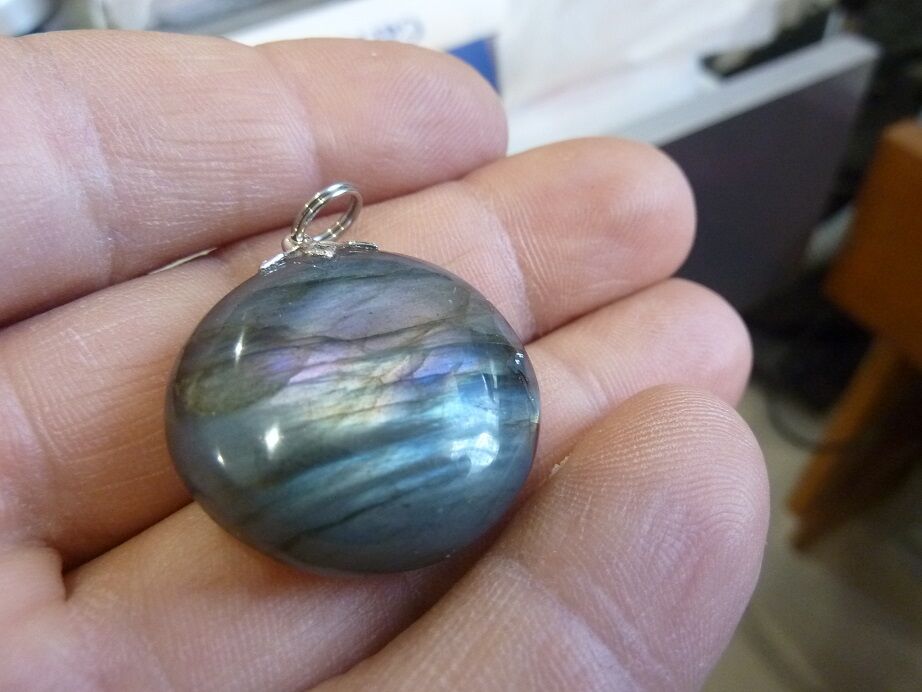 Pendentif Labradorite réf 1010