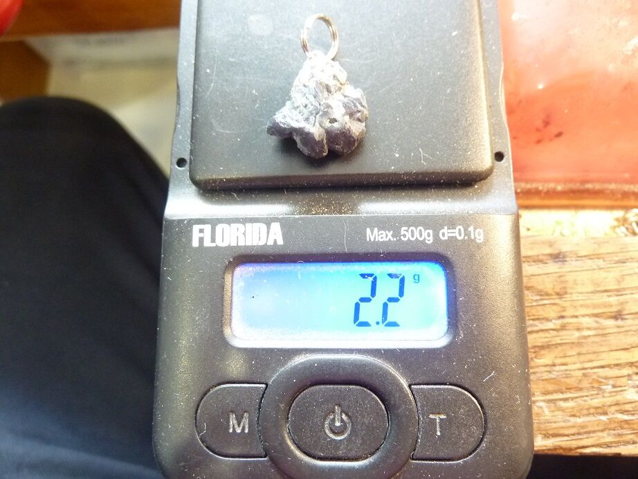 Pendentif Alexandrite Chrysobéryl brut 2,2 GR Ultra Rare ref 2721