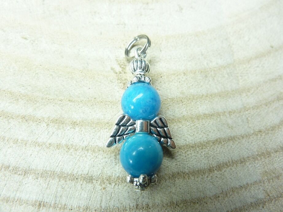 Pendentif Hémimorphite - perles 8 mm