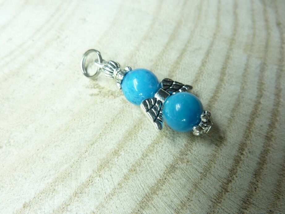 Pendentif Hémimorphite - perles 8 mm