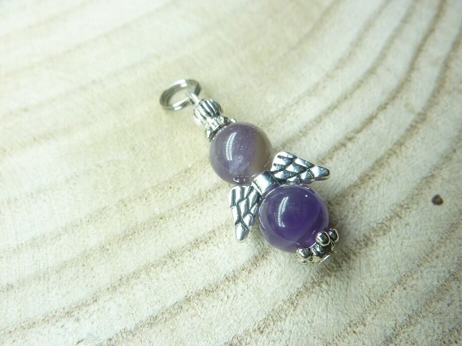 Pendentif Cacoxénite super seven perles 8 mm