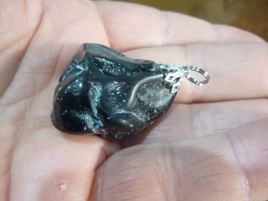 Pendentif Spinelle noir 27,9 gr ultra rare ref 2212