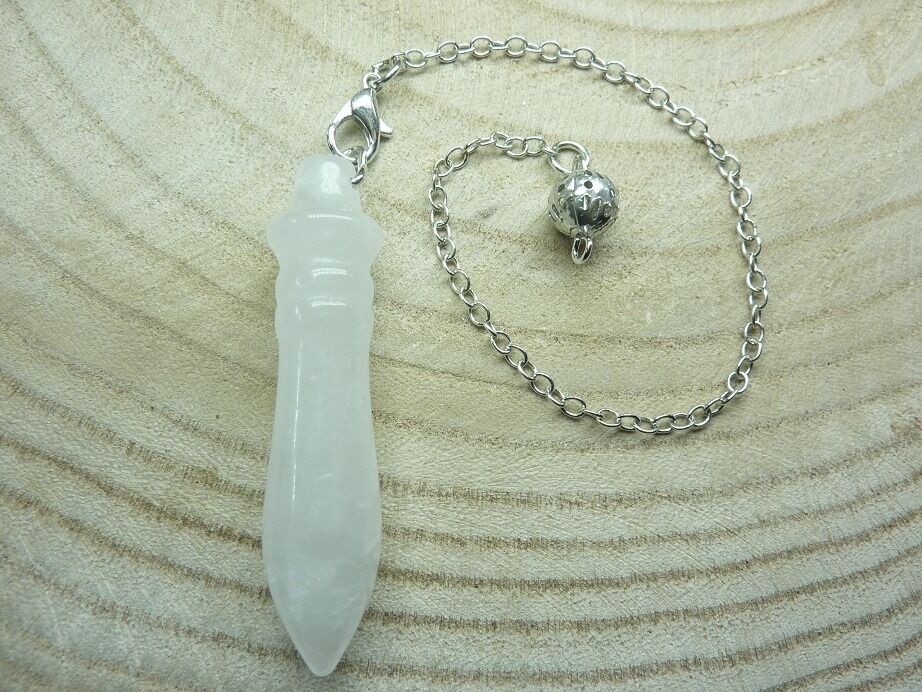 Pendule en Quartz cristal de roche Radiesthésie Thot