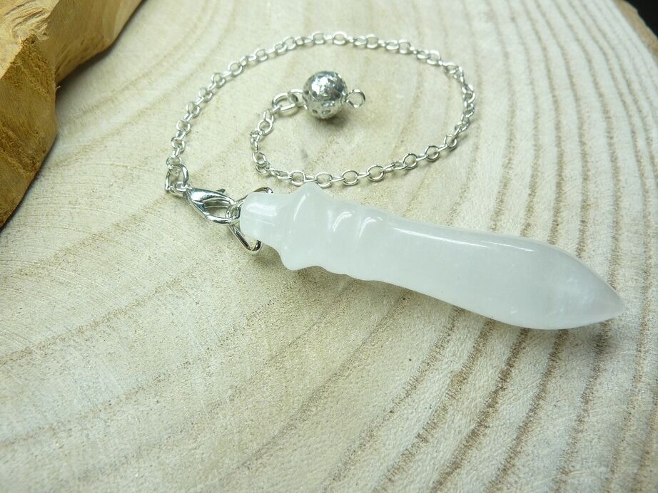 Pendule en Quartz cristal de roche Radiesthésie Thot
