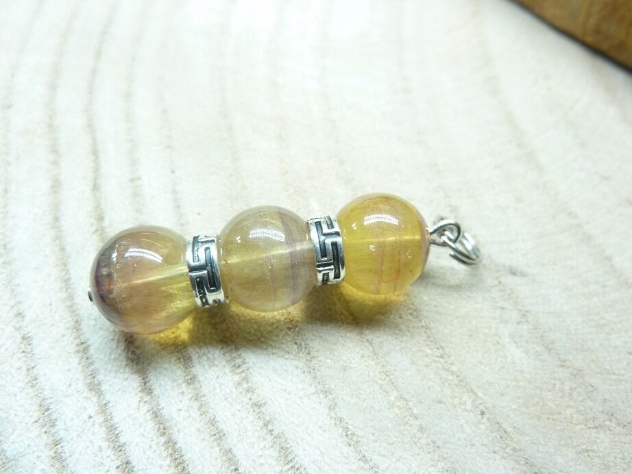 Pendentif Fluorite jaune