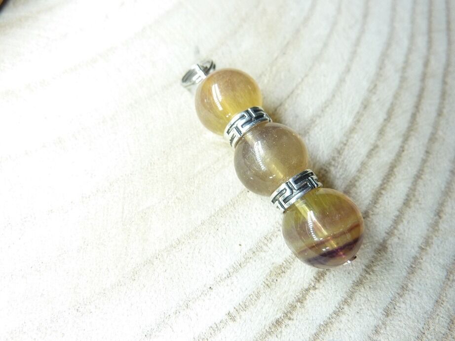 Pendentif Fluorite jaune