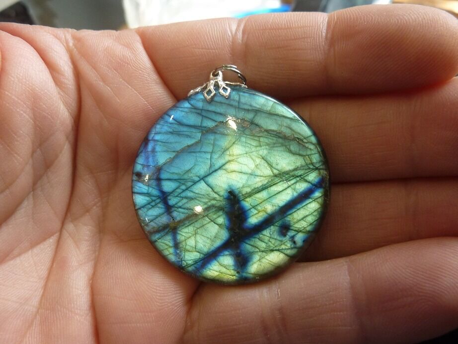 Pendentif Labradorite réf 3833