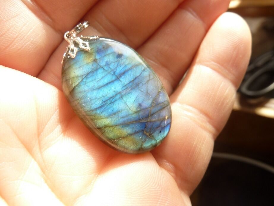 Pendentif Labradorite réf 3745