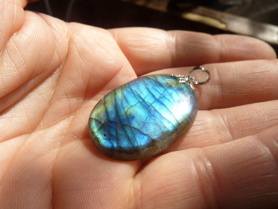 Pendentif Labradorite réf 3745
