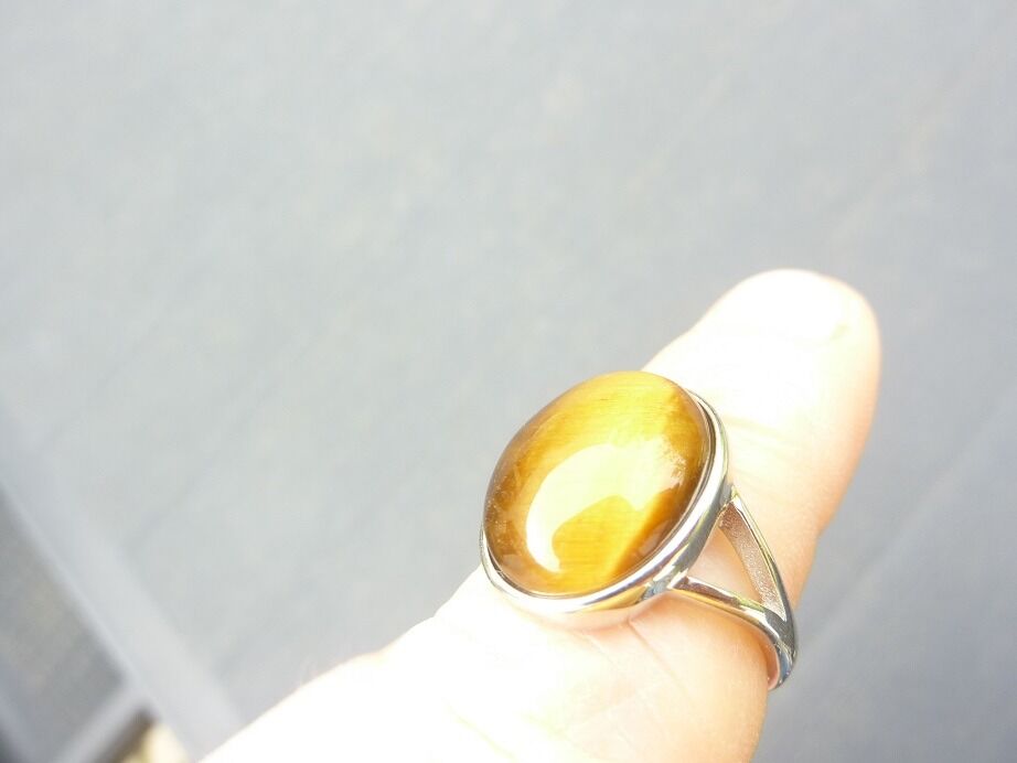 Bague Oeil de tigre réglage