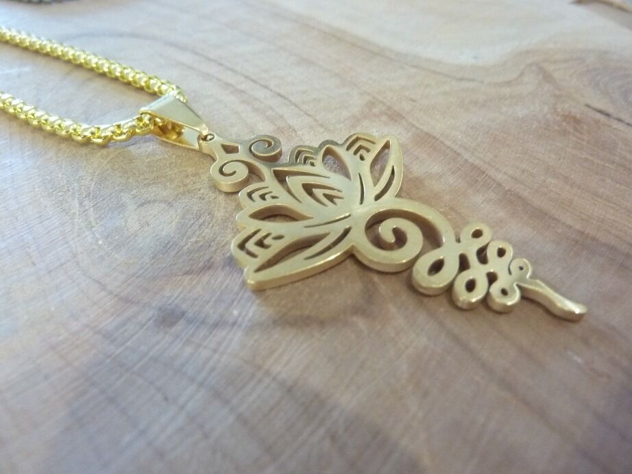 Pendentif Lotus Unalome