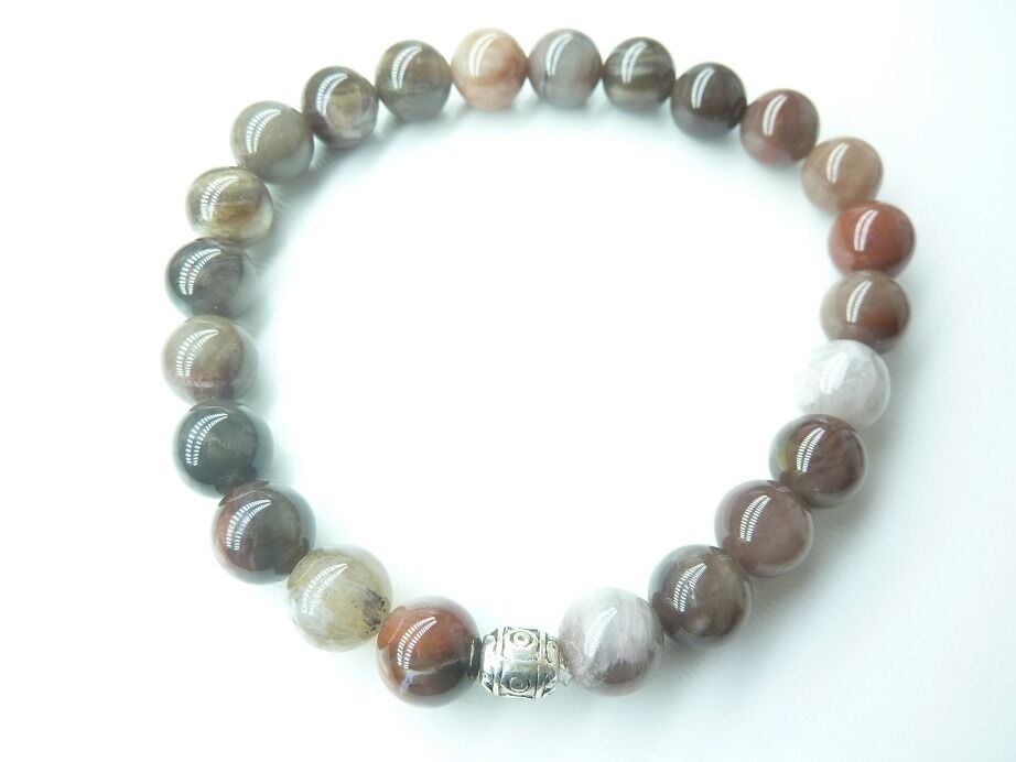 Bracelet Bois Fossilisé (Bois Pétrifié)