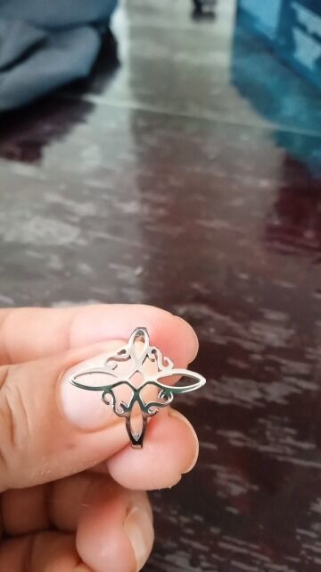 Bague Nœud de sorcière (Wiccan) argent ref 01