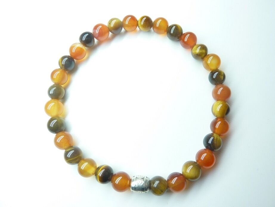 Bracelet Oeil de tigre - Cornaline