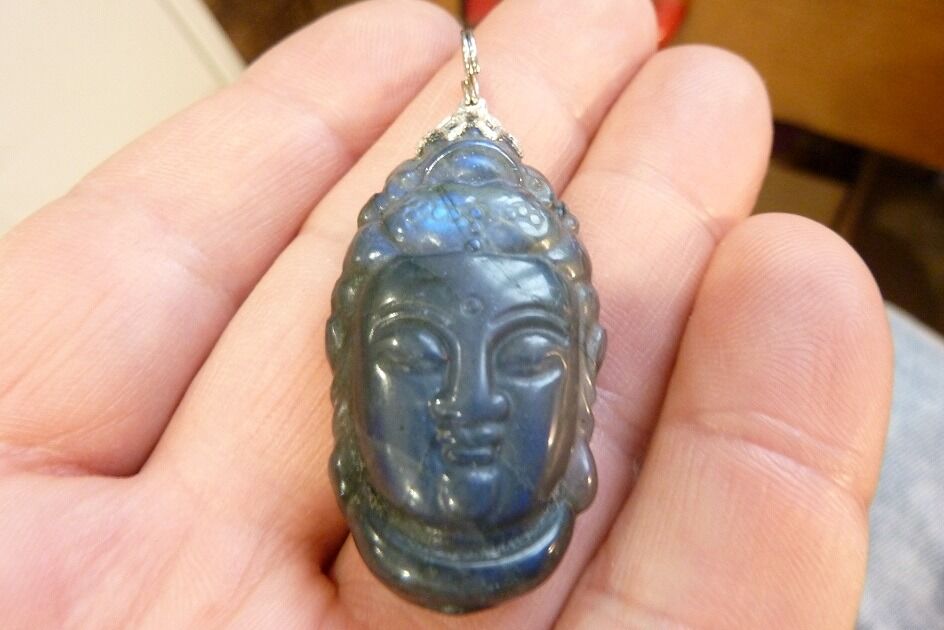 Pendentif Labradorite Bouddha ref 0743