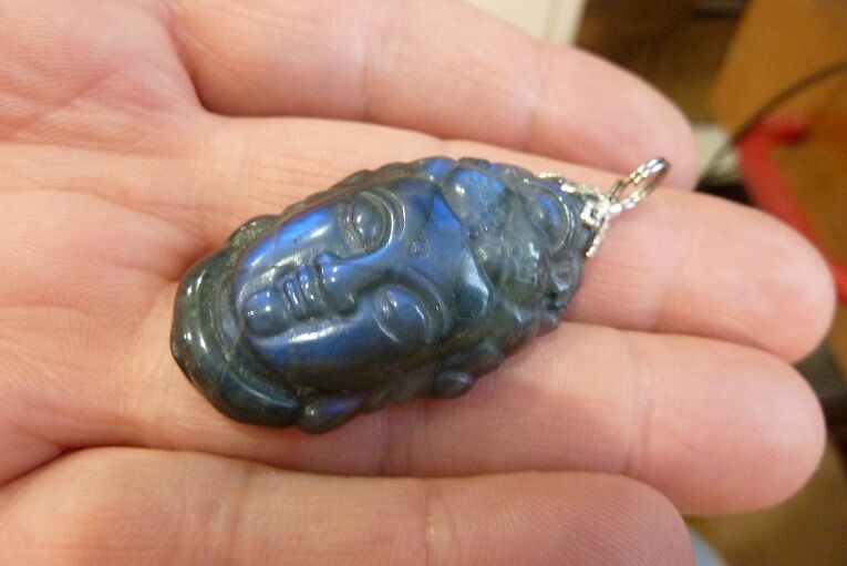 Pendentif Labradorite Bouddha ref 0743