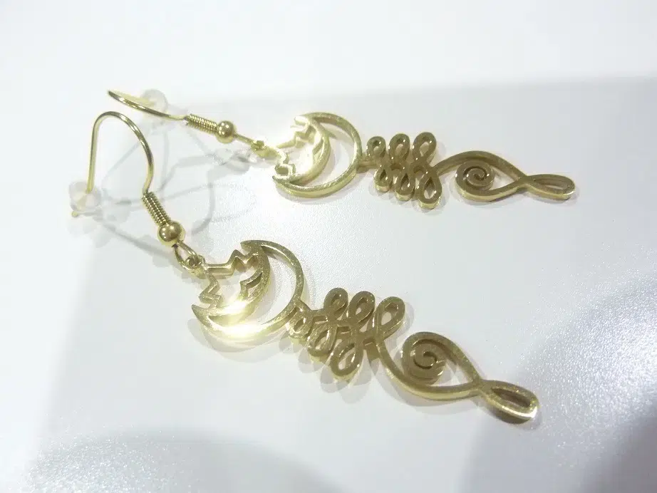 Boucles d'oreilles Lotus Unalome ref Or
