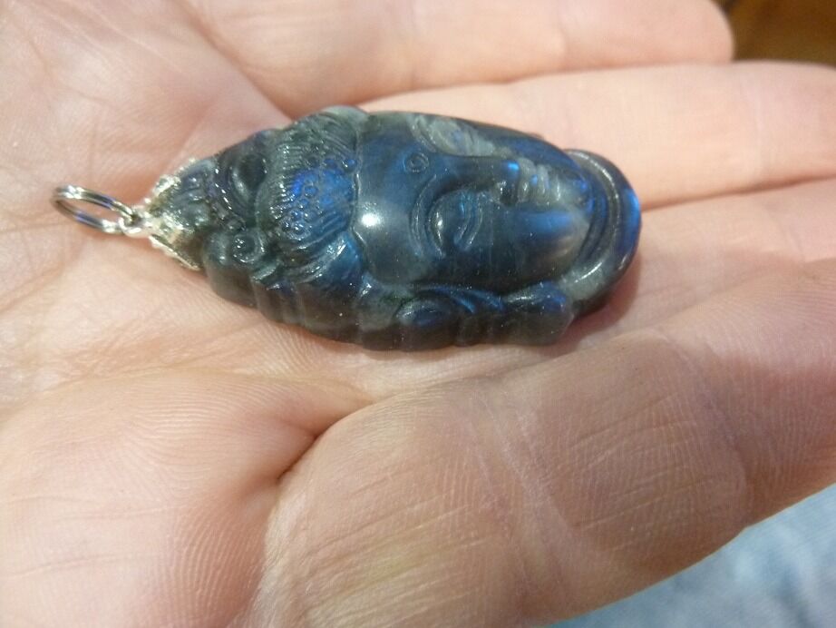 Pendentif Labradorite Bouddha ref 1102