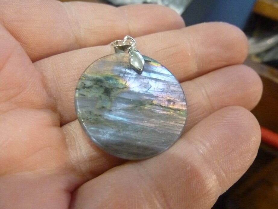 Pendentif Labradorite violet Rare ! ref 5314 – Image 3