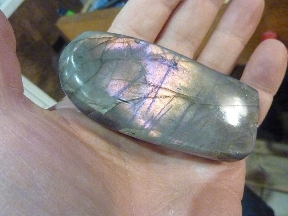 Labradorite violet Rare ! 136 gr ref 9833