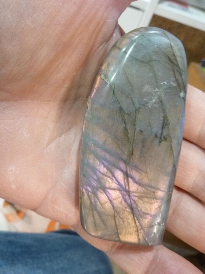 Labradorite violet Rare ! 136 gr ref 9833