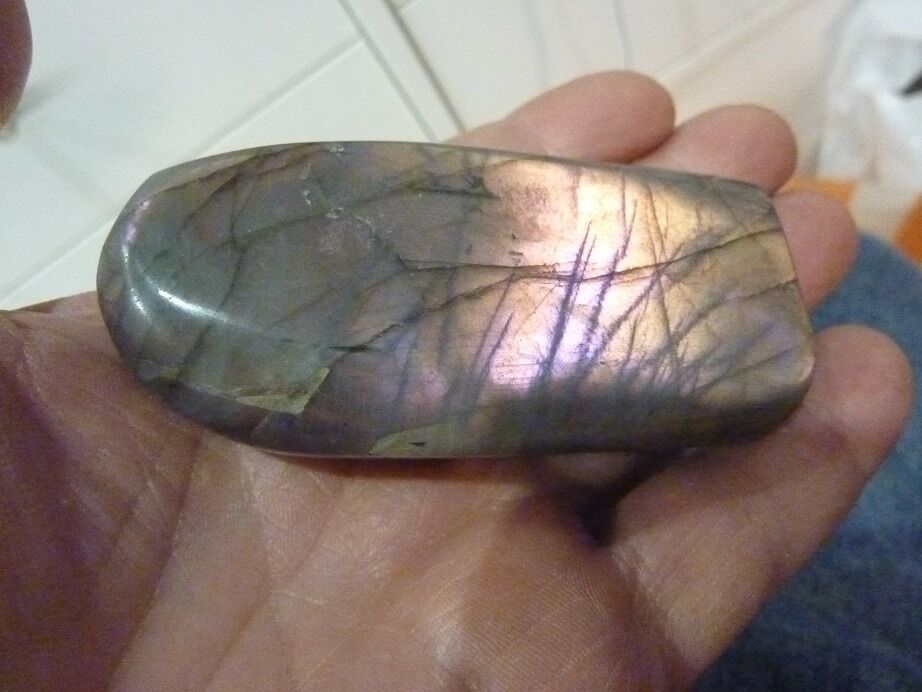 Labradorite violet Rare ! 136 gr ref 9833