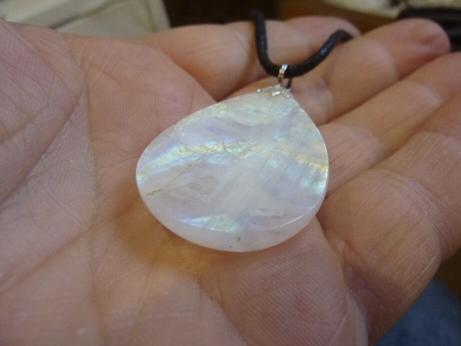 Collier pendentif Pierre de lune ref 753 – Image 3