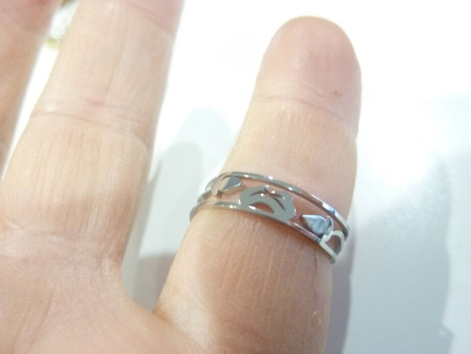 Bague réglable ajustable Fleur de lotus ref argent