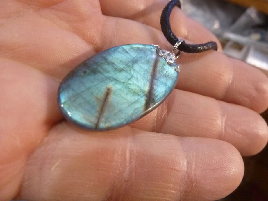 Collier pendentif Labradorite GG 014