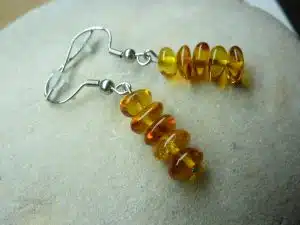 Boucles d'oreilles Ambre véritable Baltique