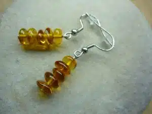Boucles d'oreilles Ambre véritable Baltique