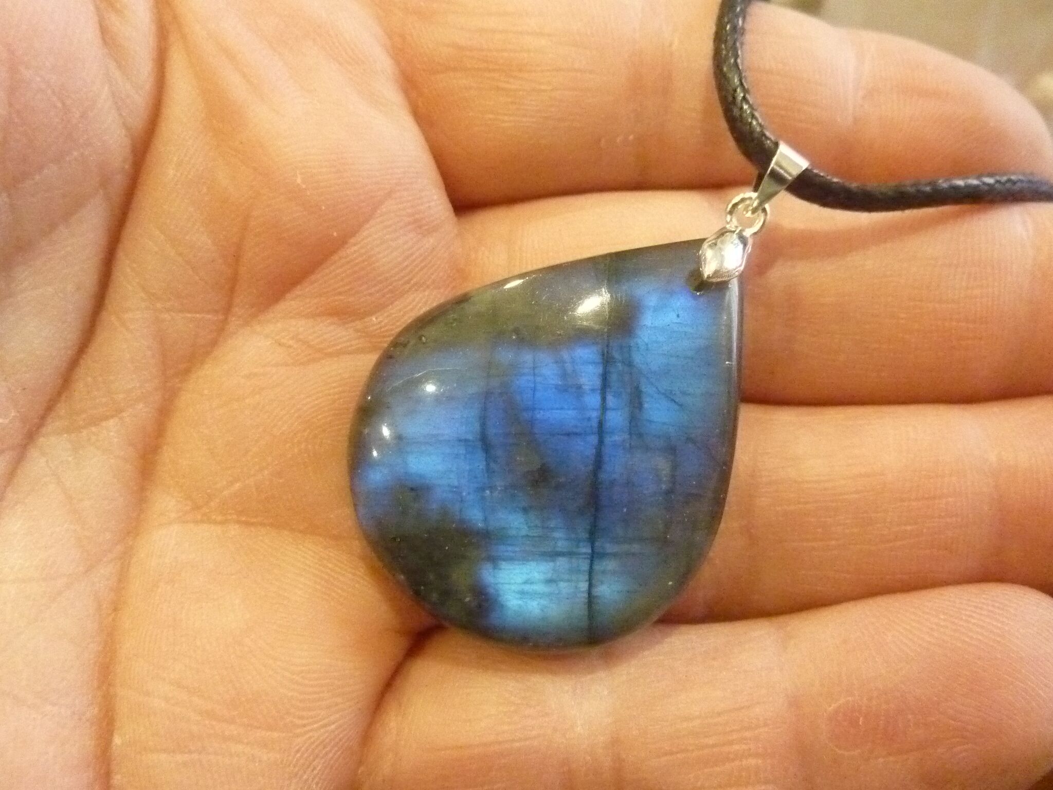 Collier pendentif Labradorite GG A03
