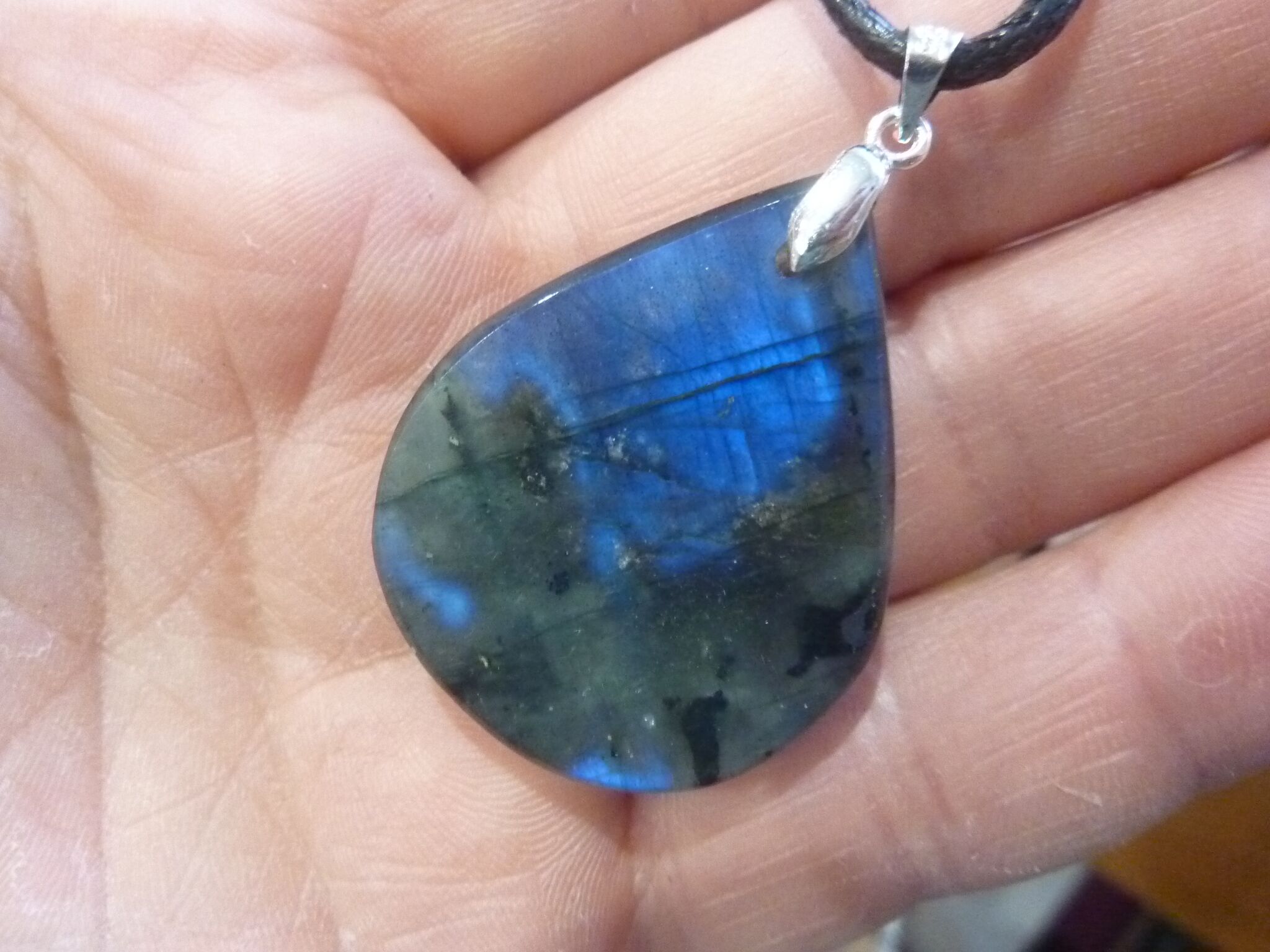Collier pendentif Labradorite GG A03