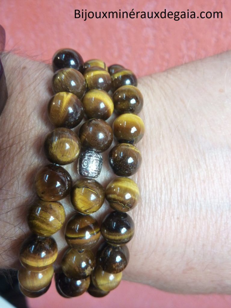 COLLIER PROTECTION OEIL DE TIGRE