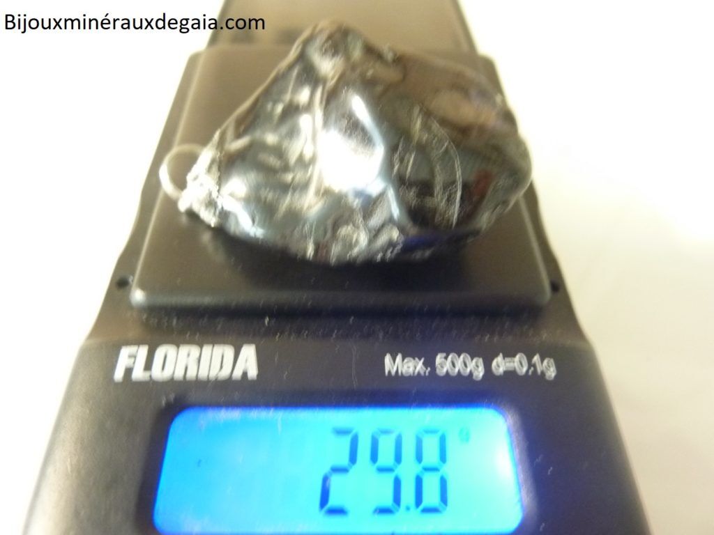 Pendentif Spinelle noir 29,8 gr ultra rare ref 5158