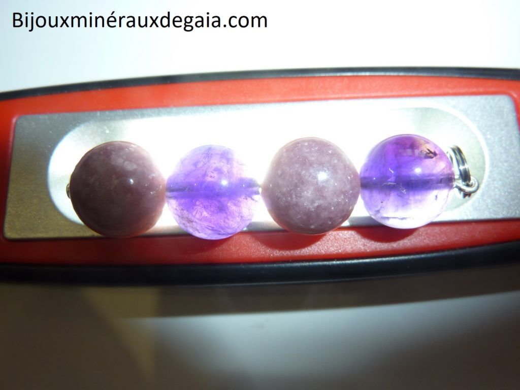 Pendentif Lépidolite-Améthyste anti-stress addictions – Image 3