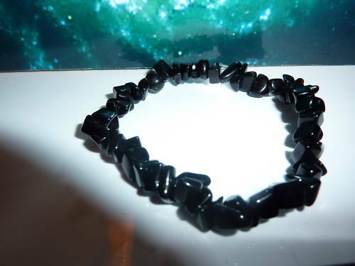 Bracelet obsidienne noire