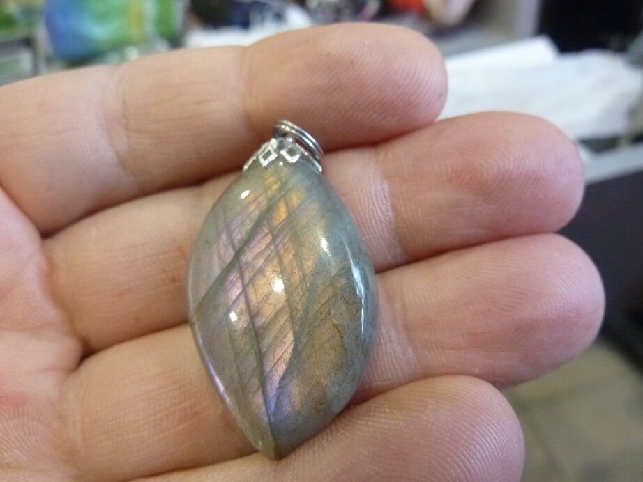 Pendentif Labradorite réf 1726