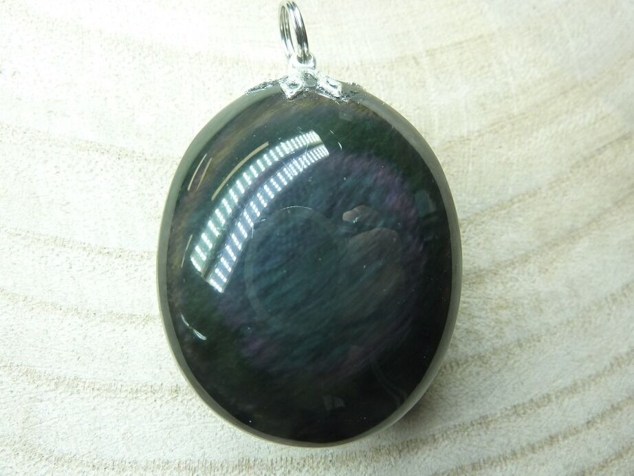 Pendentif Obsidienne mentogochol rare ref 0726